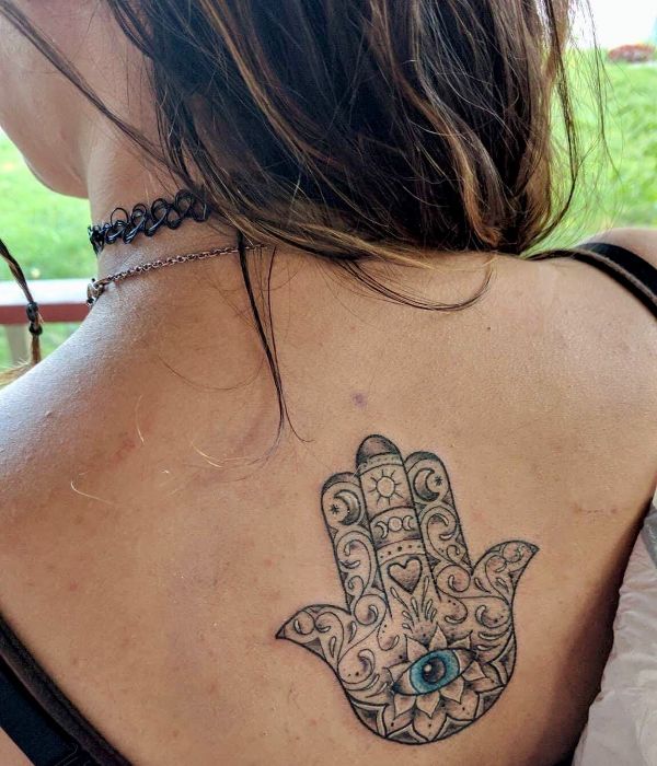 Eye of Hamsa Tattoo