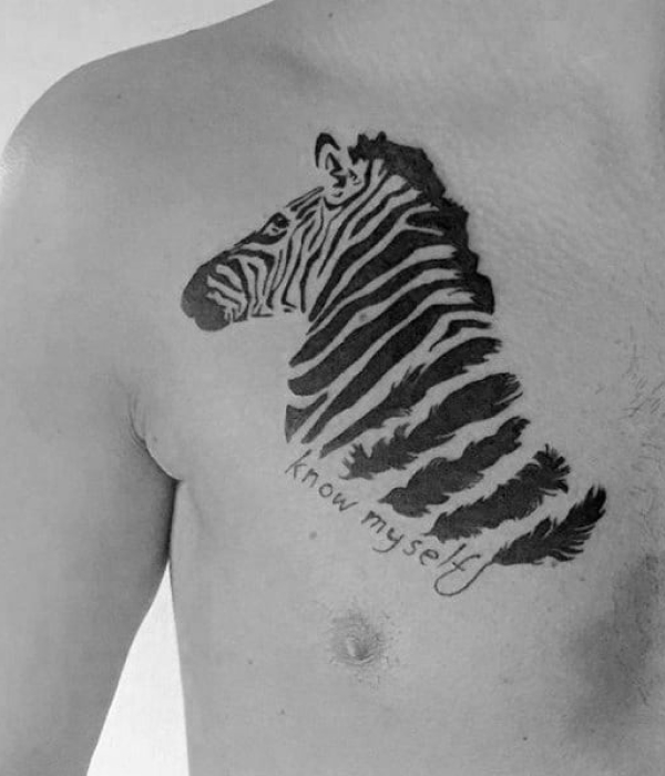 Full Size Zebra Tattoo
