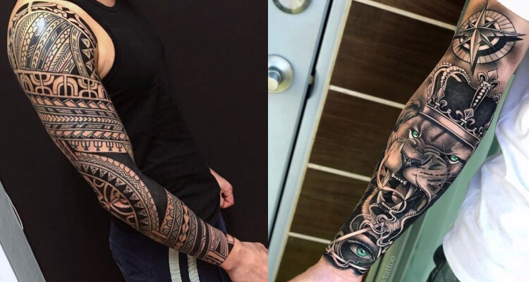 Full sleeve tattoo for men