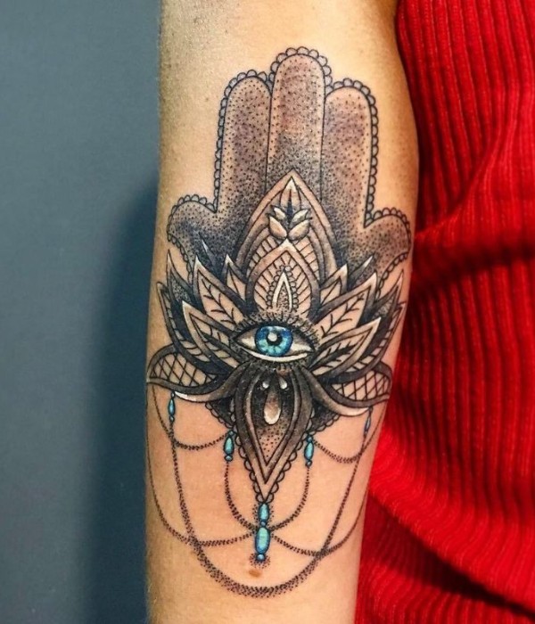 Hamsa Crimsons Tattoo