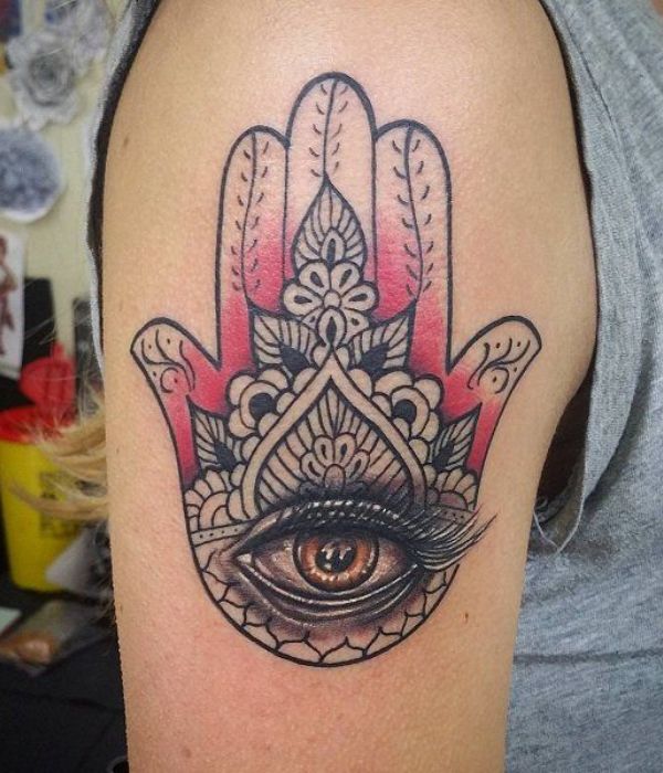 Hamsa Forearm Tattoo