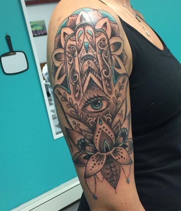 Hamsa Forearm Tattoos