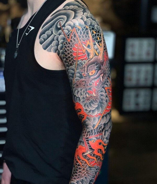 Japanese Full Sleeve Tattoo