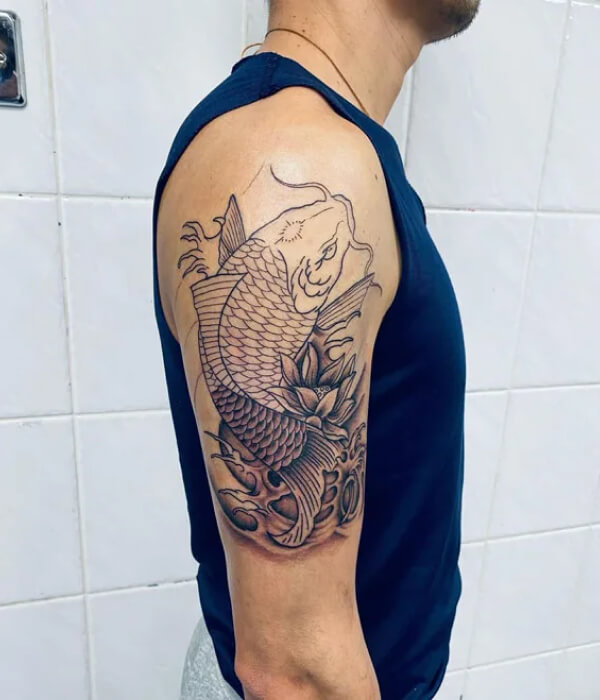 Koi Fish Tattoo design