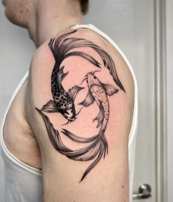 Koi Fish arm Tattoo