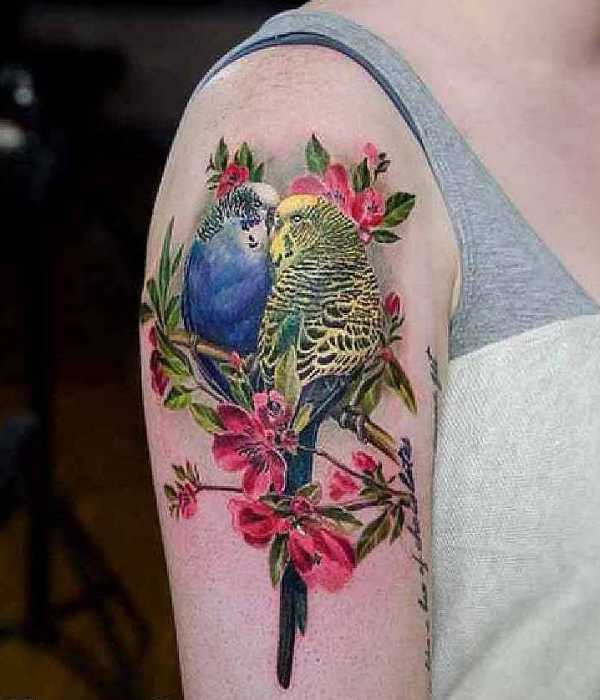 Love birds tattoo