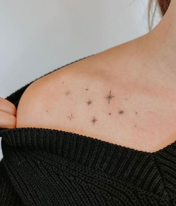 Small star tattoo