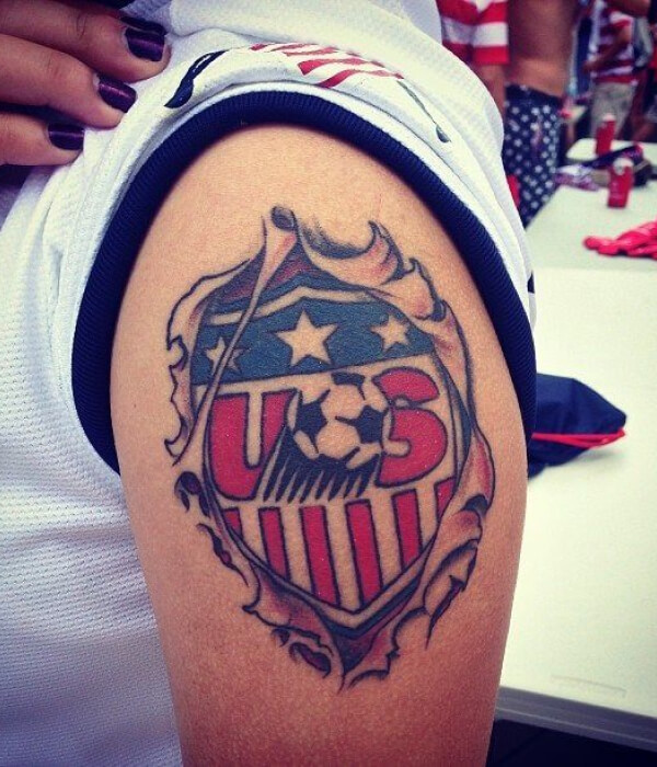 Team of us logo tattoo