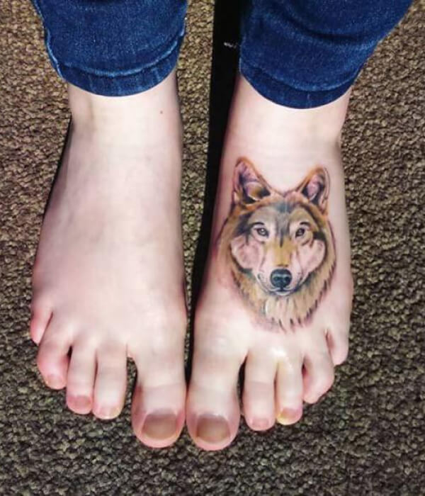 animal motif tattoo