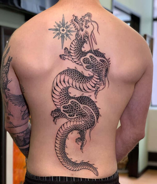 back dragon Tattoo