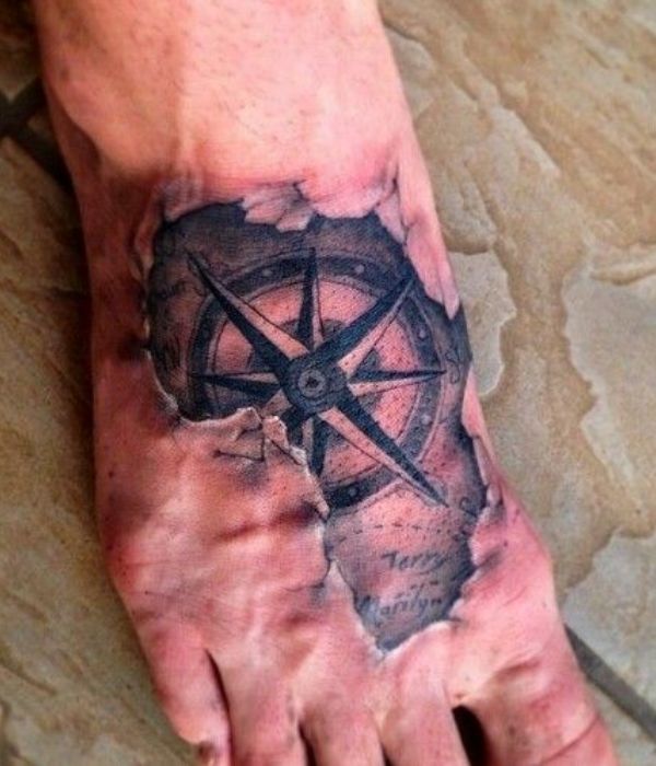 compass tatoo