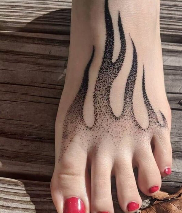 fierys foot tattoo