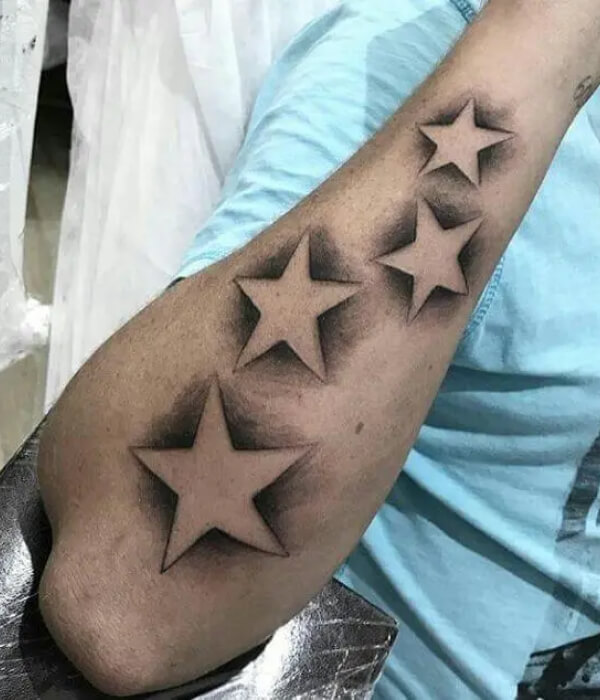 star Tattoo on hand