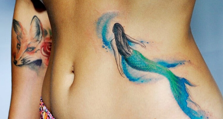 20+ Beautiful Mermaid Tattoo Designs and Ideas