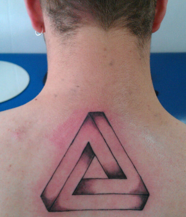 3D Triangle Tattoo ideas