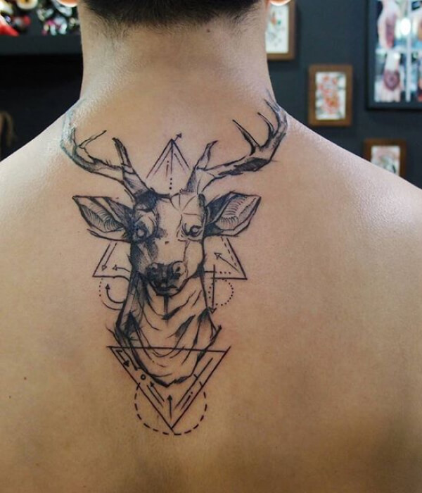 Animal Triangle Tattoo design
