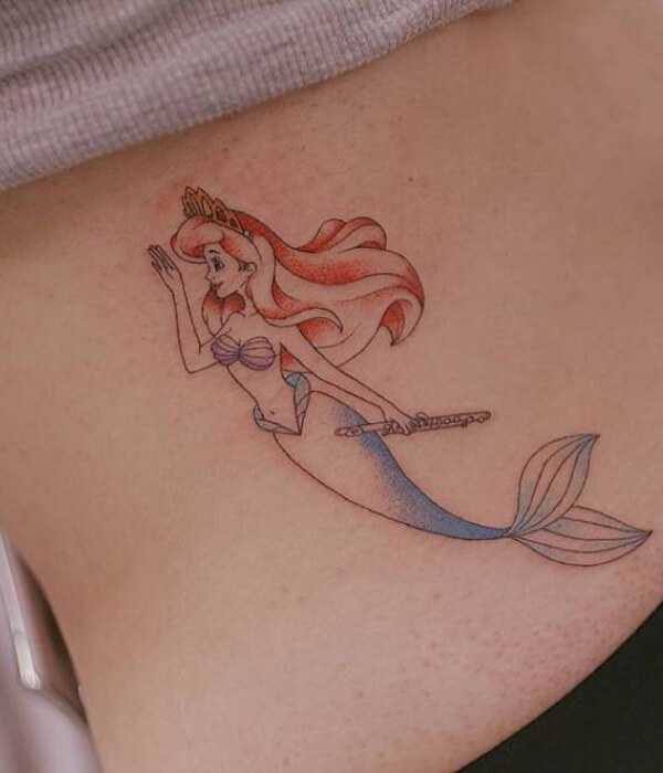 Ariel Mermaid Tattoo