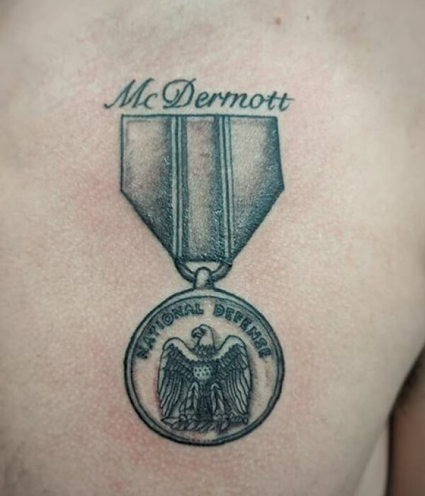 Army Medals Tattoo