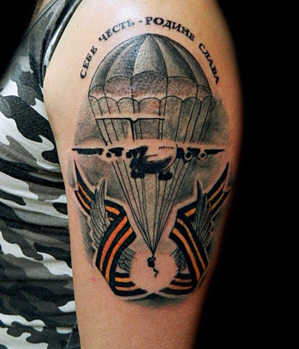 Army Paratrooper Tattoo