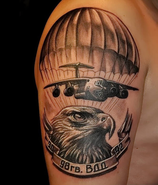Army Paratrooper on hand Tattoo