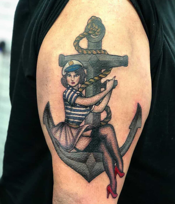 Army Pin-Up Girl Tattoo ideas