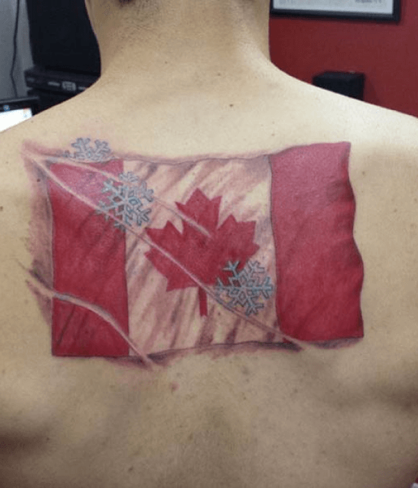 Canadian Flag Leaf Tattoo ideas