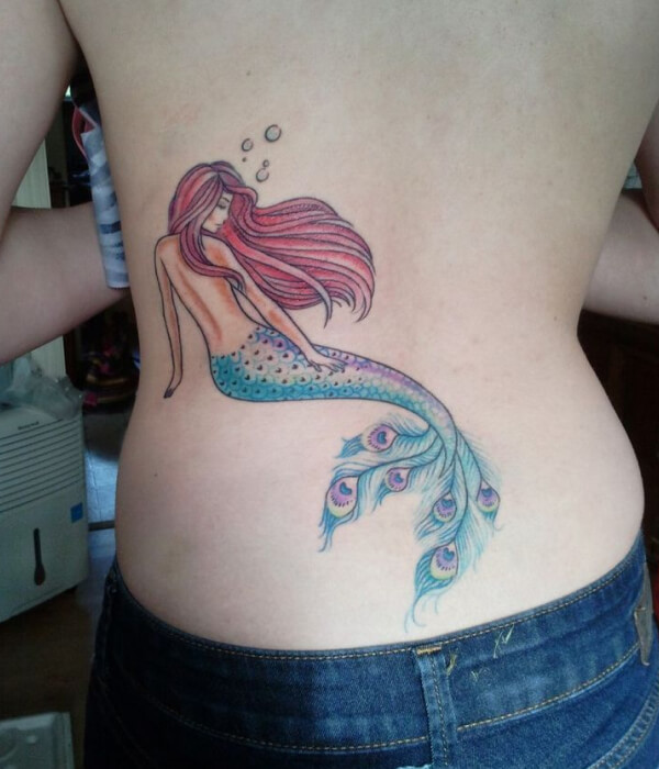 Colourful Mermaid Tattoo ideas