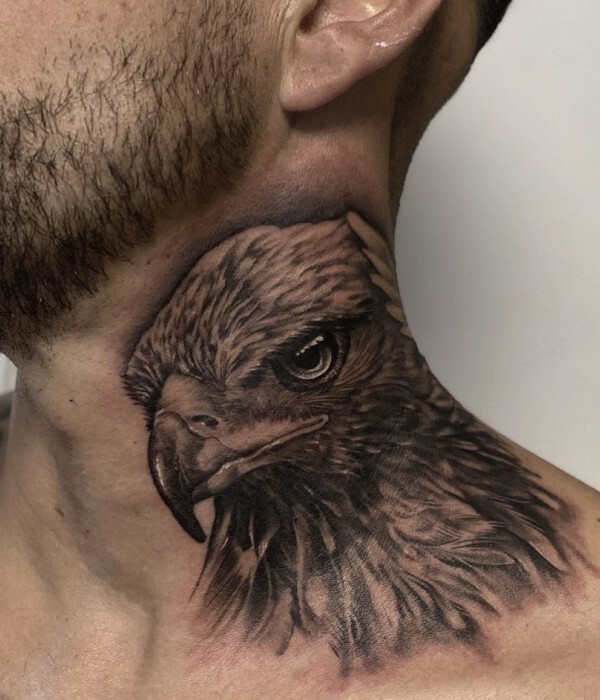 Eagle Neck Tattoo