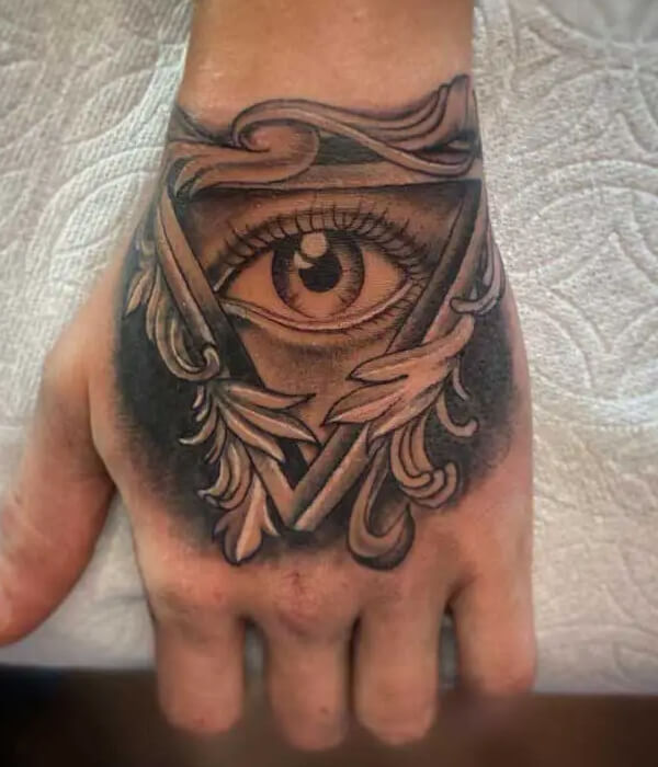 Eye in Triangle Tattoo