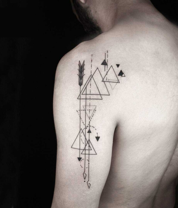 Geometric Triangle Tattoo ideas