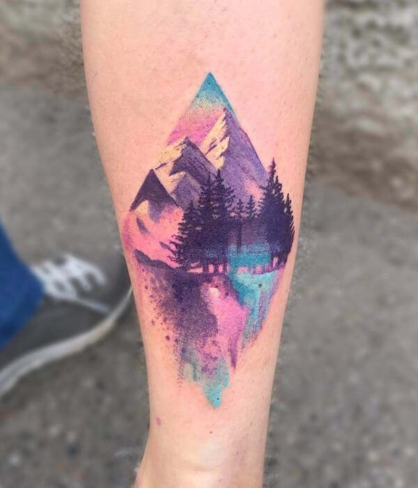 Mountain Triangle Tattoo ideas