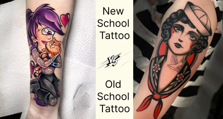 New School Tattoo Vs Old School Tattoo_ Whats the difference