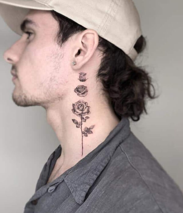 Rose Neck Tattoo types