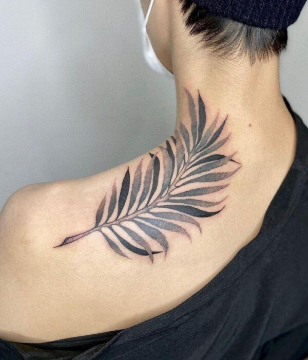 Single Palm Leaf Tattoo ideas