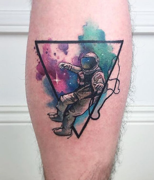 Space Triangle Tattoo ideas