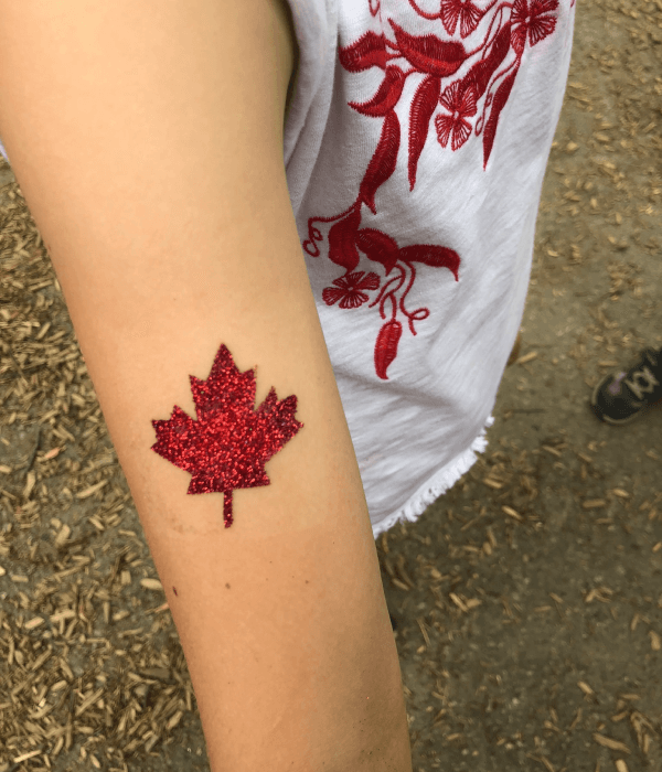 Toronto maple leaf tattoo design