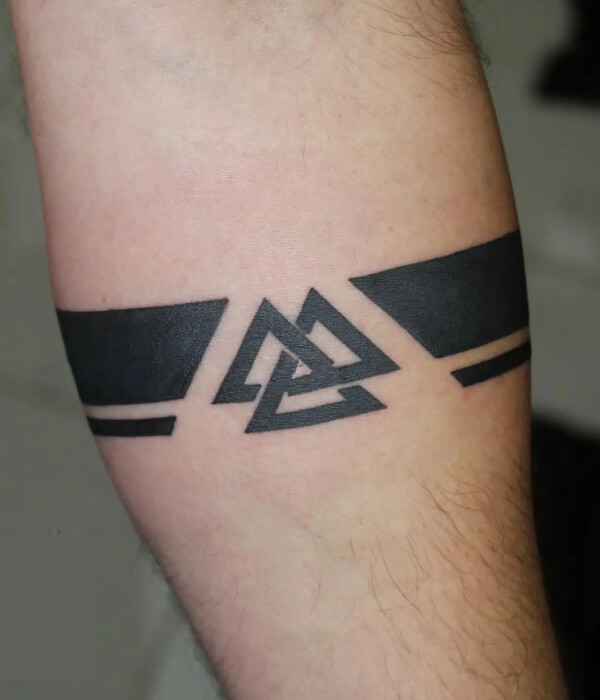 Valknut Triangle Tattoo ideas