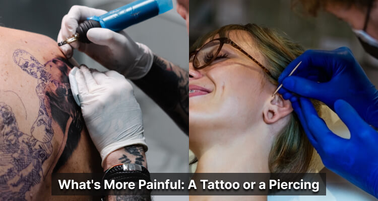 Whats more painful A tattoo or a piercing