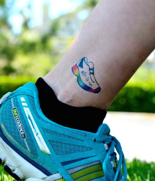 Colourful Shoes tattoo