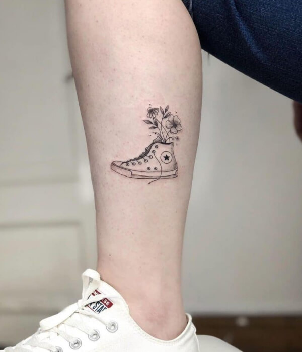 Converse Shoe Tattoo