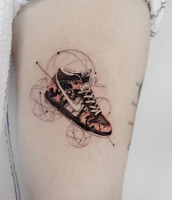 Custom Shoe Tattoo
