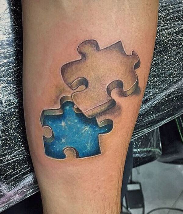 Customized Puzzle Tattoo ideas