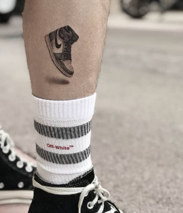 High Top Nike Shoes tattoo
