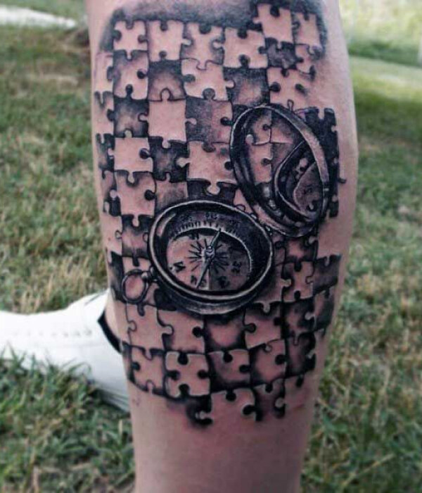 Interlocked Puzzle Tattoo