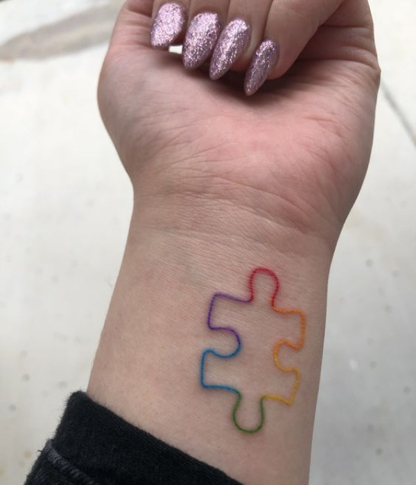 Single Puzzle Tattoo ideas