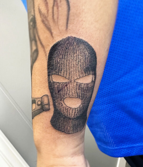 Ski Mask Revenge Tattoo