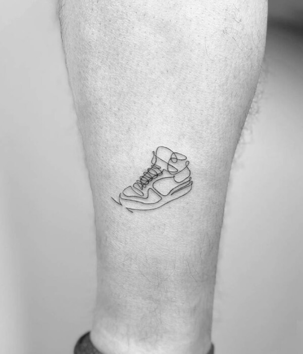 Woodland Shoe Tattoo