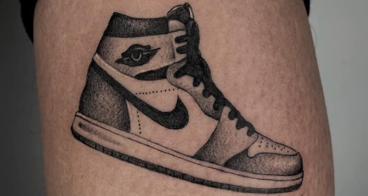 shoe tattoo