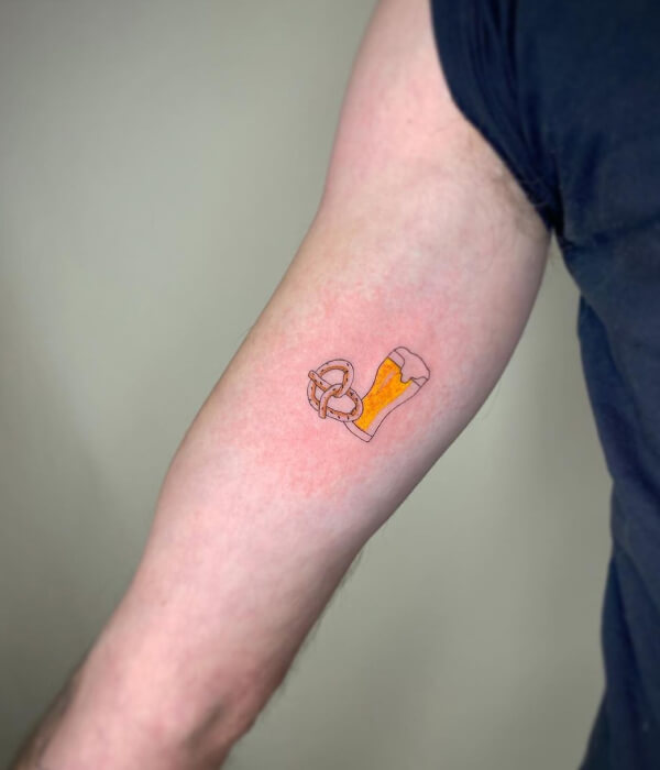 Beer Can Tattoo Small