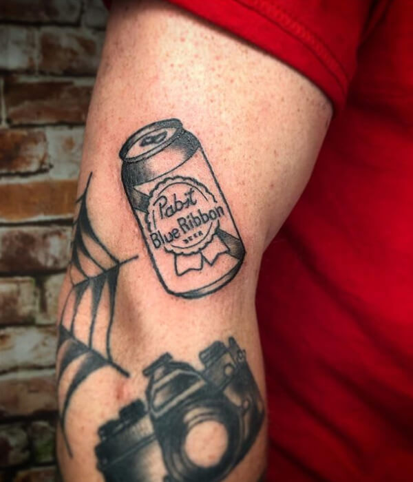 Beer Can Tattoo